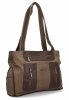 Torebka Damska Shopper Bag firmy Hernan 3892-1 Ziemista/Czekolada